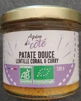Patate Douce lentilles corail et curry