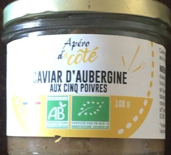 Caviar d’aubergine aux 5 poivres