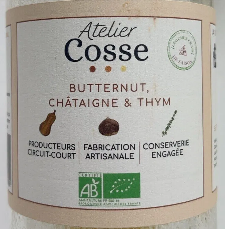 Butternut châtaigne thym