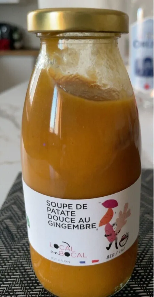 Soupe patate douce au gingembre