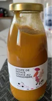 Soupe patate douce au gingembre
