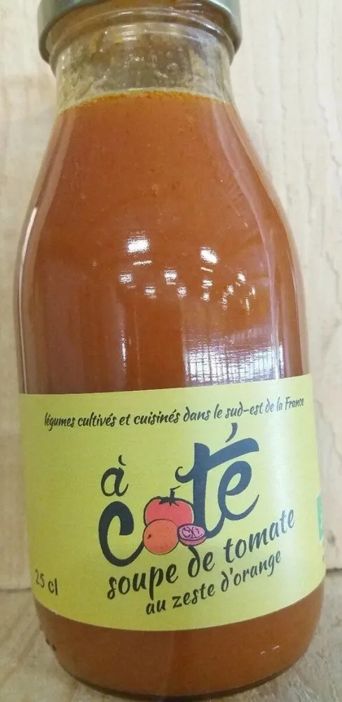 Soupe de tomate au zeste d orange