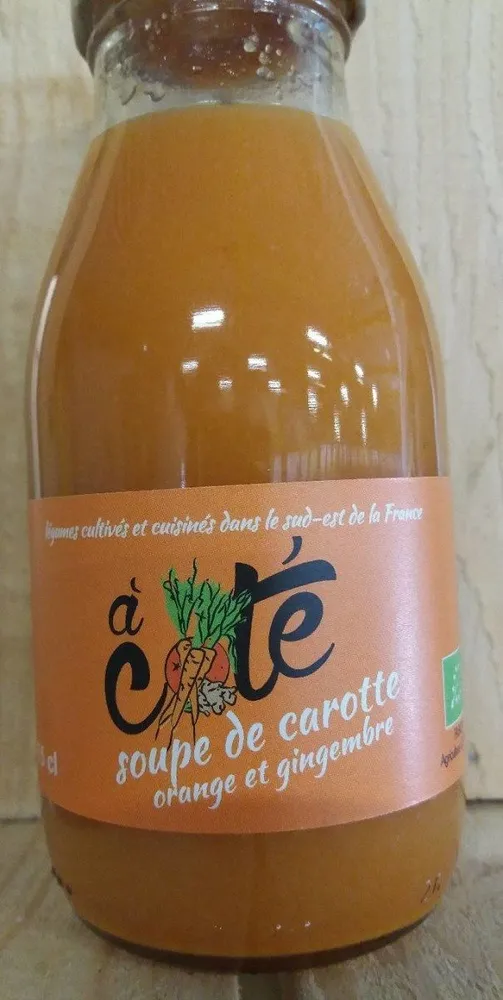 Soupe de carotte orange et gingembre