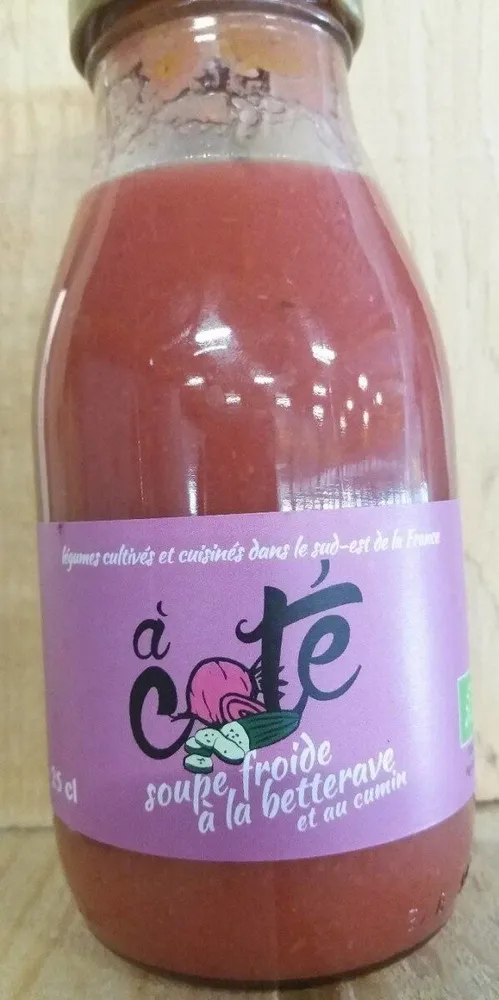 Soupe froide à la betterave et au cumin