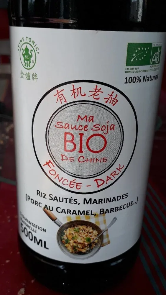 Ma sauce soja bio de chine