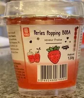 Perles popping BOBA fraise