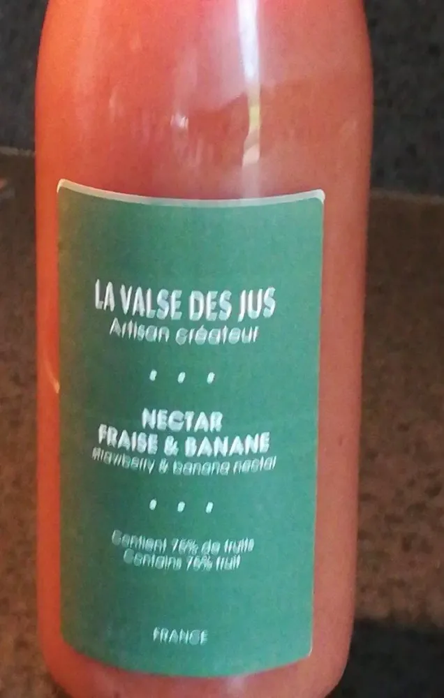 Nectar fraise & banane