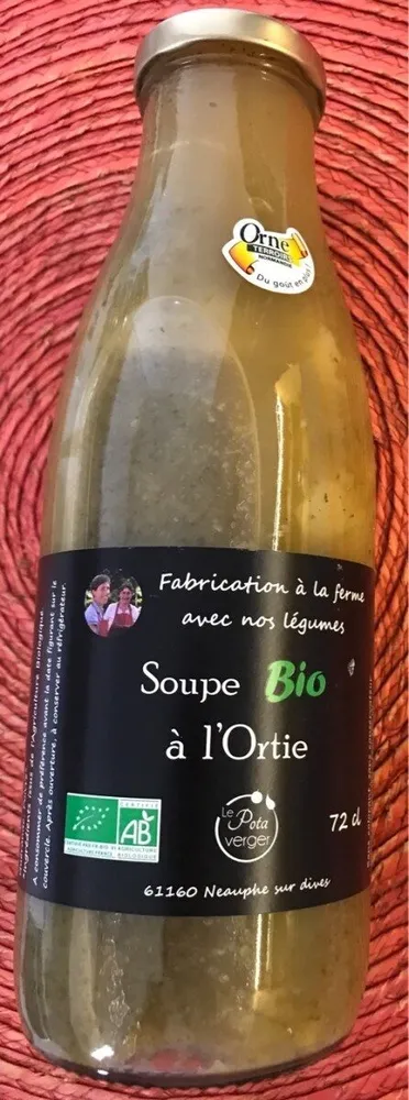 Soupe bio à l'ortie