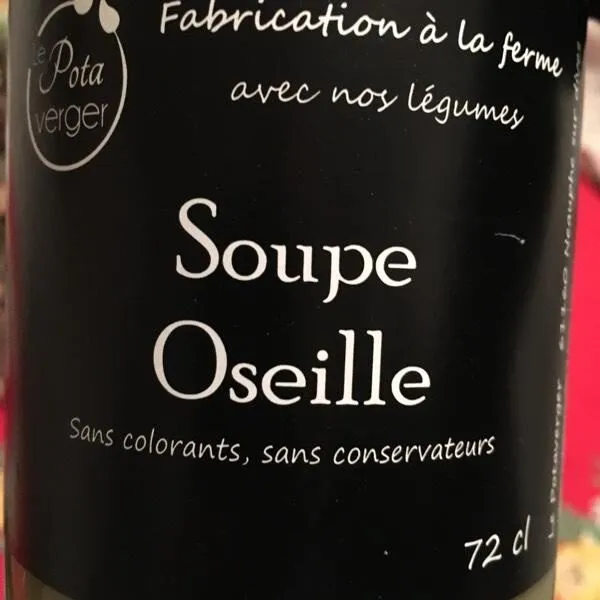 Soupe à l oseille bio le Potaverger