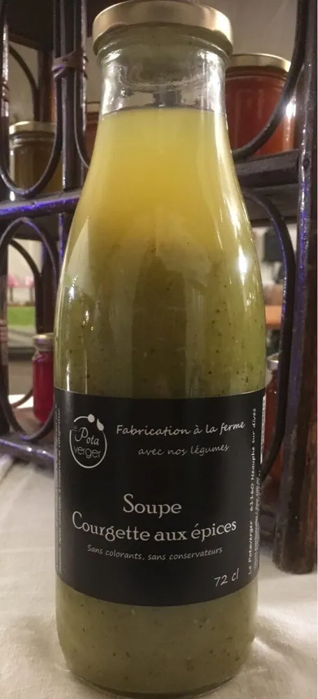 Soupe courgette epices