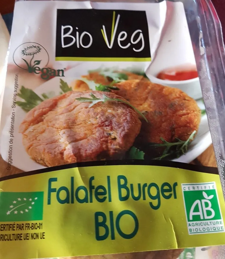 Falafel burger vegan bio