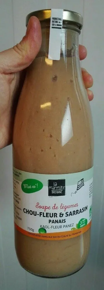Soupe chou-fleur sarrasin panais