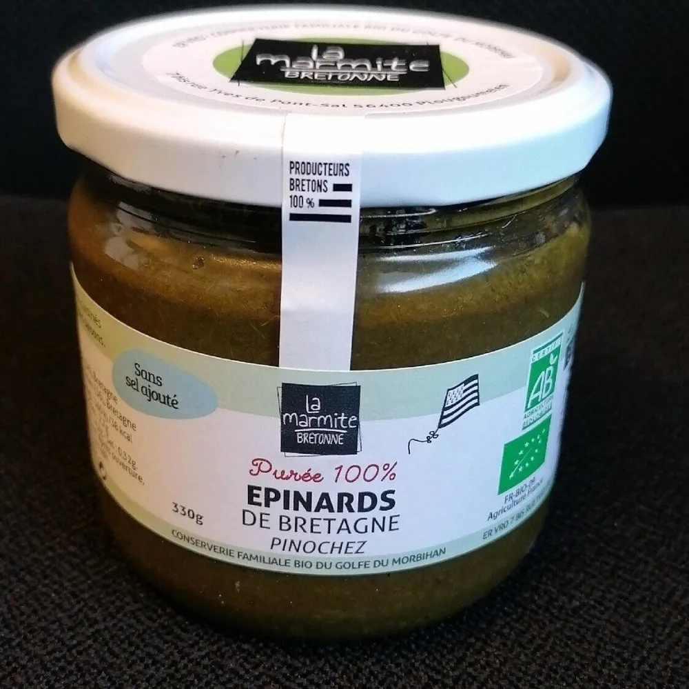 Purée épinards de bretagne