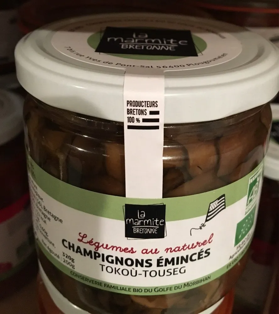 Champignons emincés