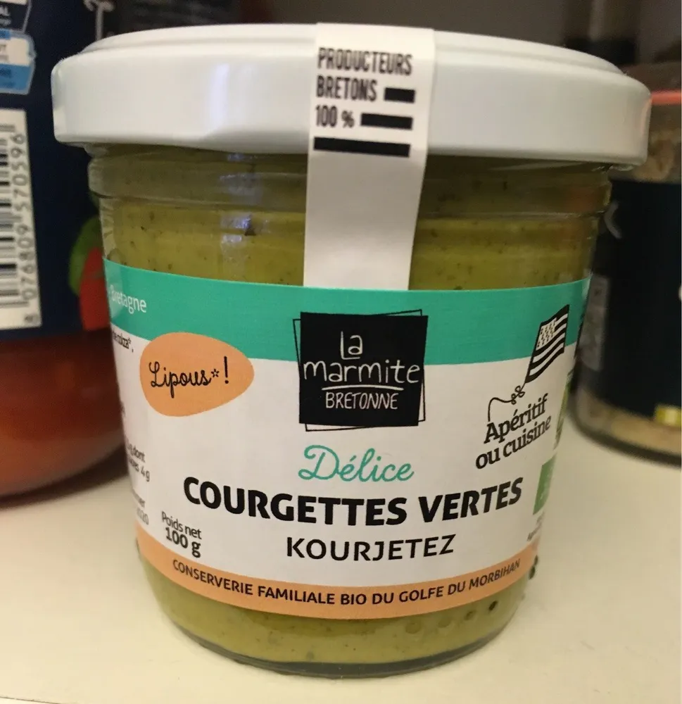 Delice de courgettes vertes