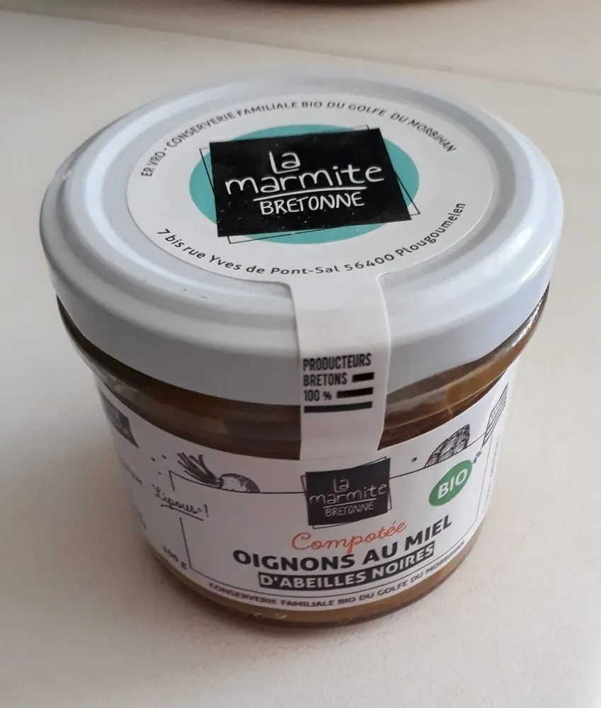Compotée oignons au miel d'abeilles noires