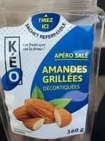 Pistaches grillées salées