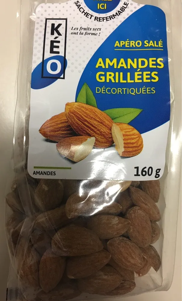 Amandes Grillées Décortiquées