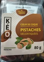 Pistaches decortiquees
