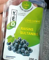 Raisin sultanine