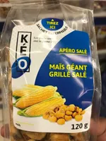 Maïs géant grillé salé