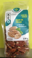Noix de pecan sans sel ajouté