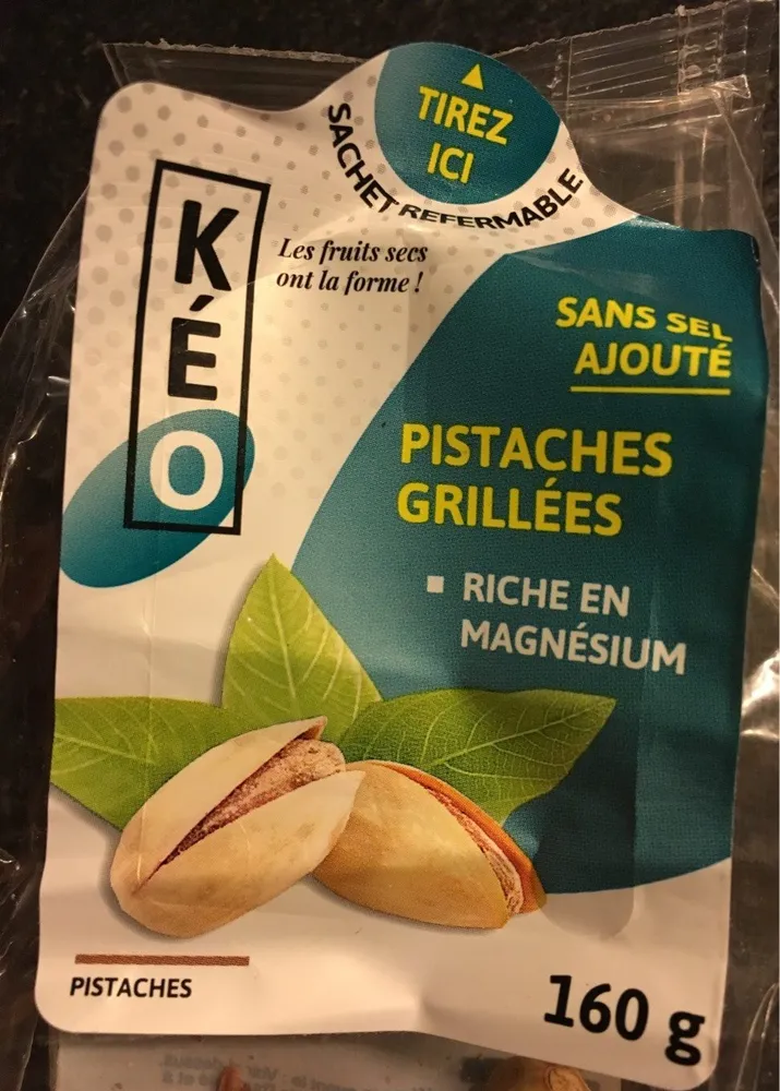 Pistaches grillées