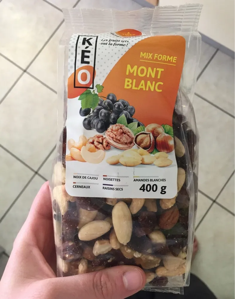 Mix forme mont blanc