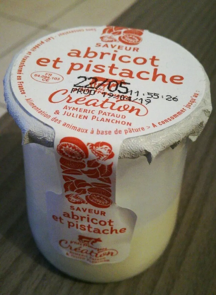 Saveur abricot et pistache