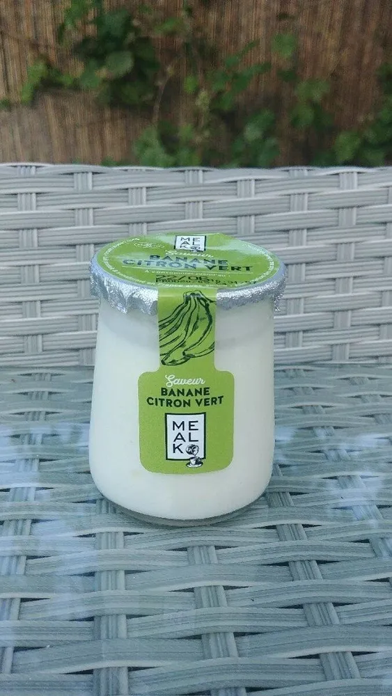 Yaourt Mealk - Banane citron vert