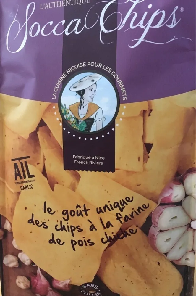 Socca Chips® Ail
