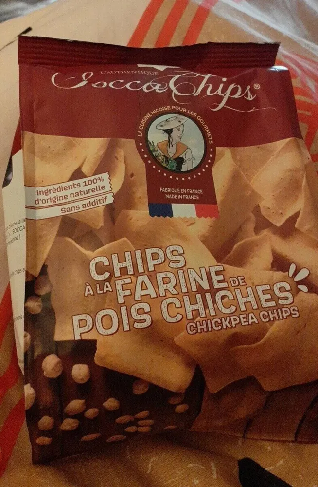 Chips farine de pois chiches