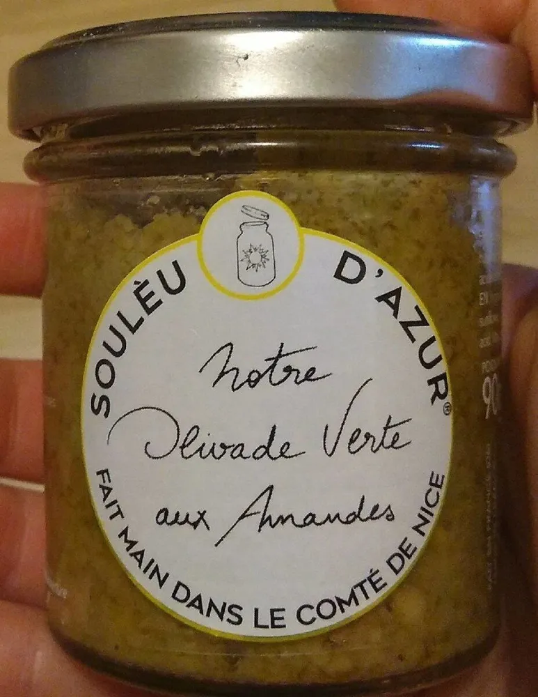 Olivade verte aux amandes