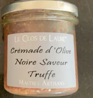 Crémade d’olives noires daveur truffe