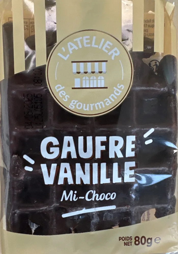 Gauffre vanille mi-choco