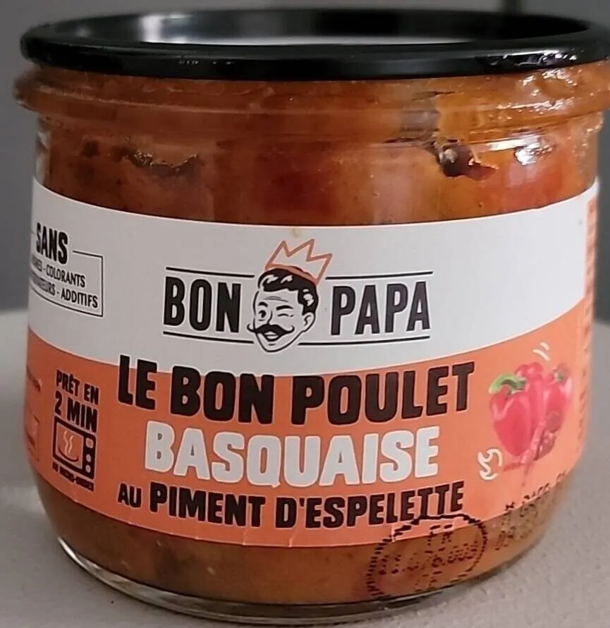 Le Bon Poulet Basquaise au piment d'Espelette