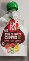 MIXÉ DE FRUITS GOURMANDS BIO POMME FRAISE ET BANANE