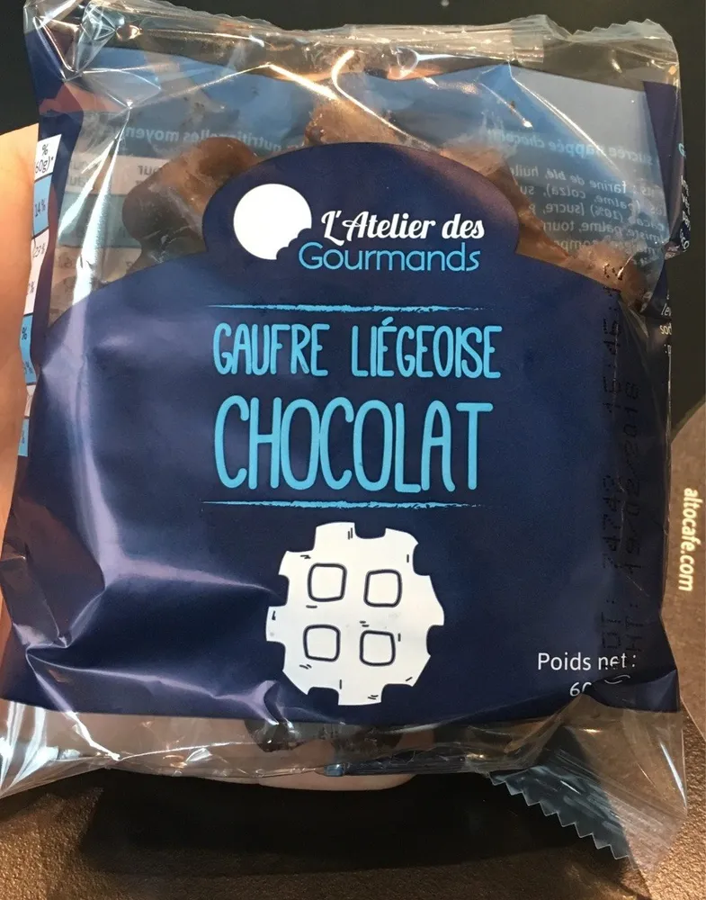 Gaufre liégoise chocolat