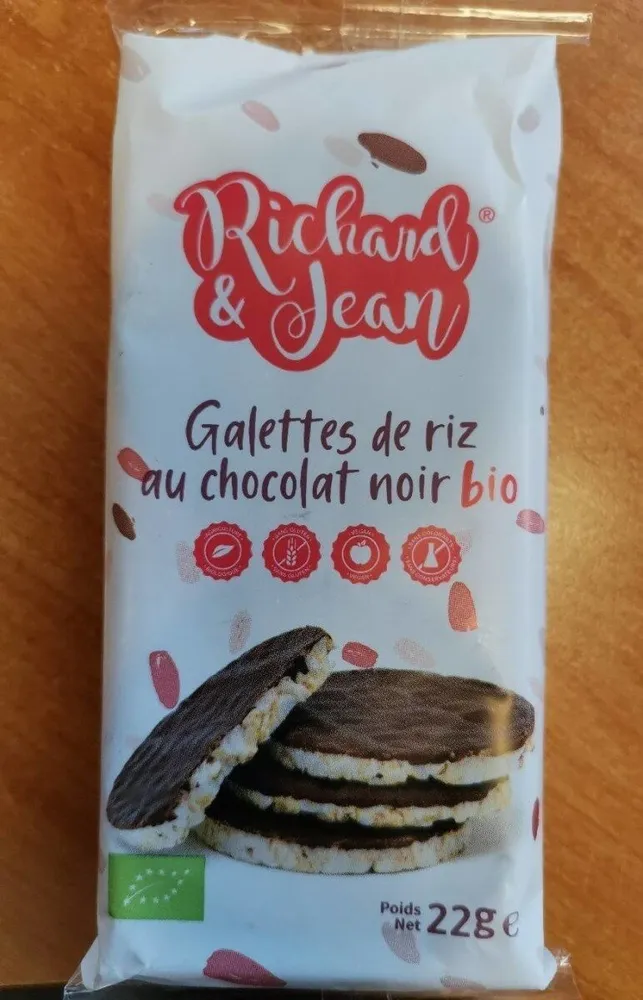 Galettes de riz au chocolat noir BIO