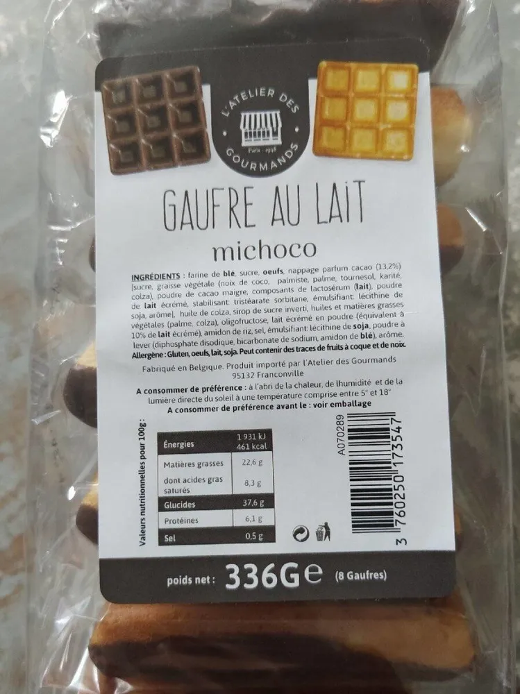 Gaufre au lait