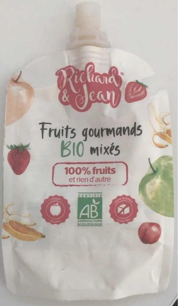 Fruits gourmands bio mixés