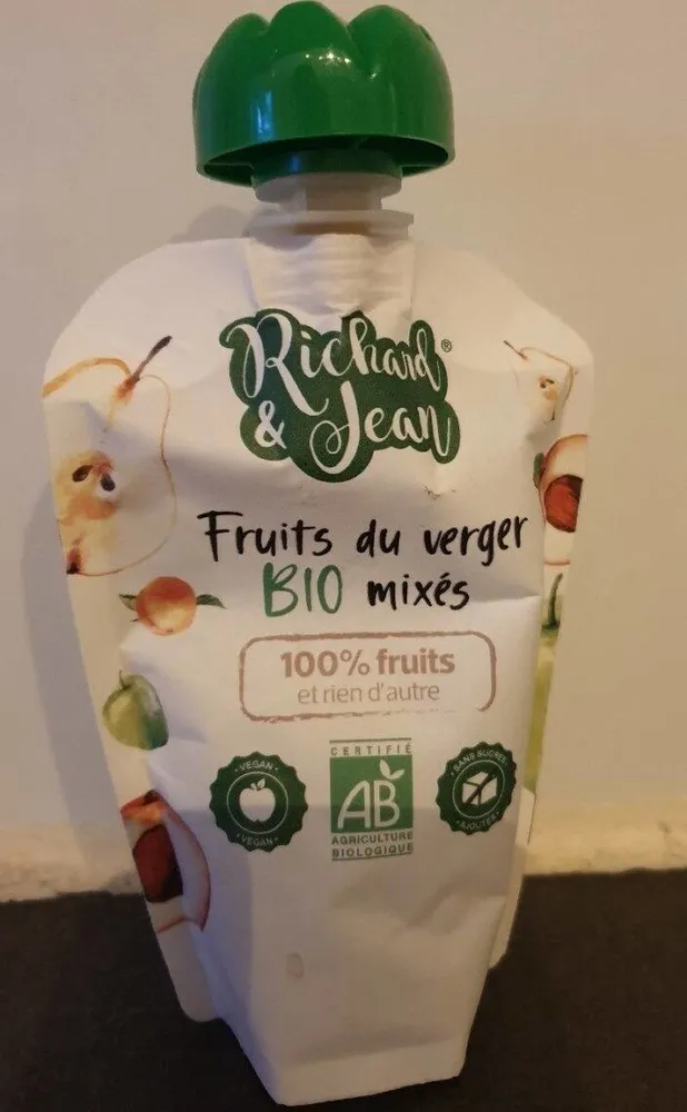 Richard et Jean Fruits du verger Bio mixés