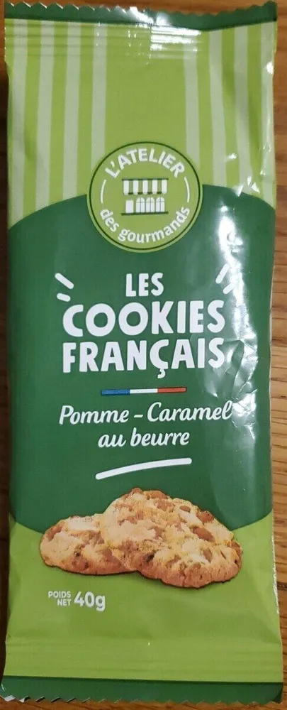 Cookies français pomme caramel au beurre