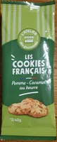 Cookies français pomme caramel au beurre