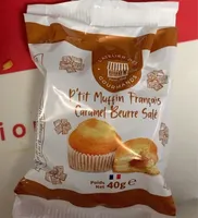 p’tit muffin francais caramel beurre salé