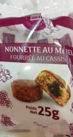 Nonette au miel fourrée cassis
