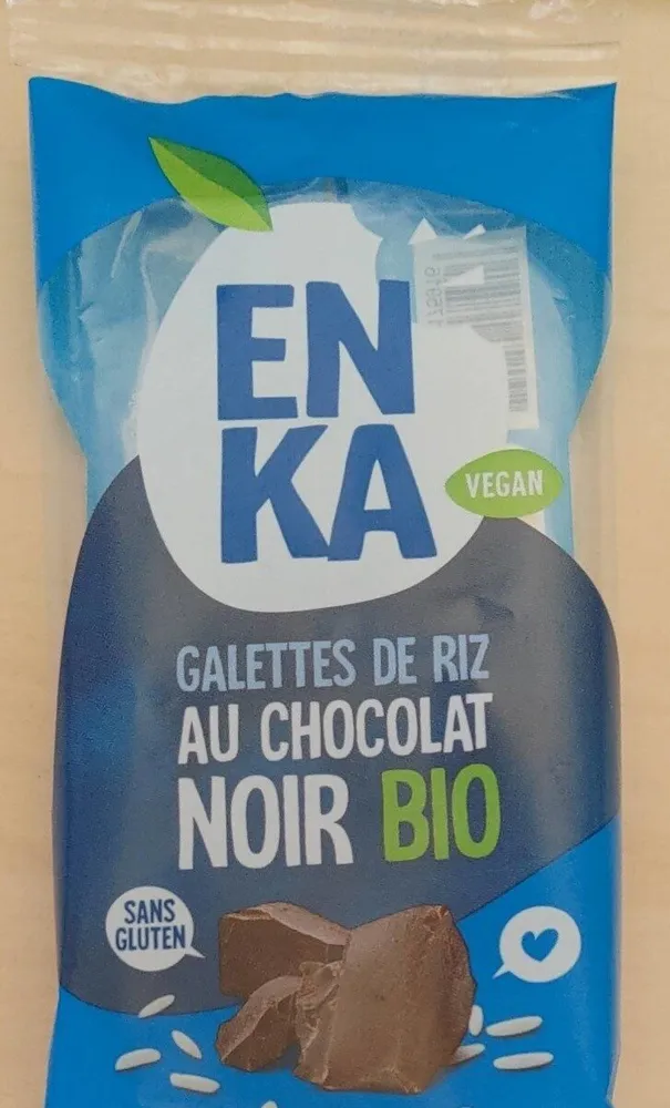 Galettes de riz au chocolat noir bio