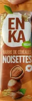 Barre de céréales noisettes