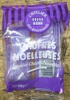 Gaufres moelleuses fourrées chocolat noisettes