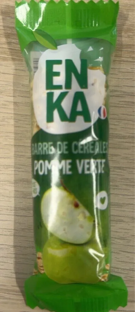 Barre de céréales pomme verte